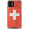 Switzerland Flag Distressed iPhone 12 Mini Clear Case